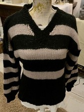 Damen Pullover, neu, schwarz-