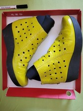 Arche, Stiefelette, Leder, Lack, gelb,mit Innenstrumpf, Gr. 38, Nappa Lackleder