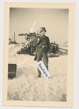 Foto Wehrmacht Wachposten vor
