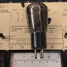 E-Röhre Telefunken RE 084 Tube 4 mA Triode geprüft auf Funke W19 BL-2574