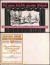 Reklame & Werbung Berlin HEBEZEUG-UNION PEDDINGHAUS-LEVATOR-SCHLESINGER  1928