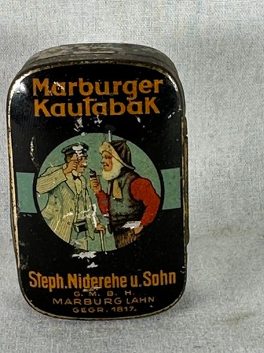 Blechdose marburger kautabak - blechdose,