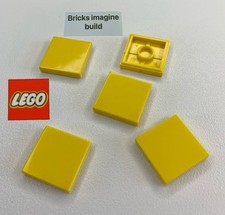 Vintage Lego Steine gelb 2x2