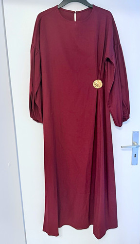 Damen maxikleid bordeaux - damen, s