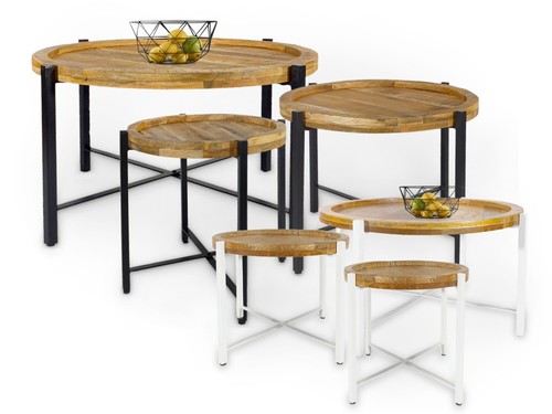 Couchtisch beistelltisch rund - couchtisch,
