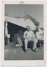 Foto DAK, Südfront DRK Zelt , Soldat 2.WK  (5840a)