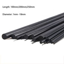 Solide Kohlefaser Rundstab 1mm