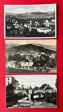 3 x AK BAD LANDECK in Schlesien 1933 Stadtansichten mit Johannesbrücke  ( 161755