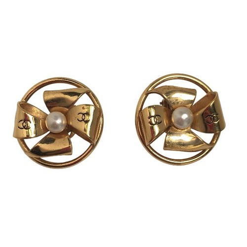 Chanel large coco mark earring - large,