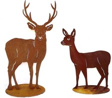 2er Set Hirsch XXL 150x85cm