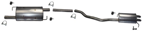 Edelstahl auspuff für - edelstahl,
