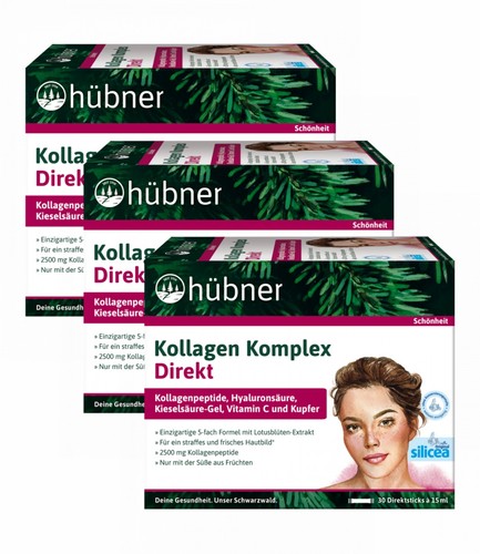 Hübner 3er pack kollagen - hübner, 3er-pack