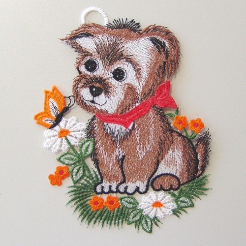 Fensterbild hund plauener - fensterbild,
