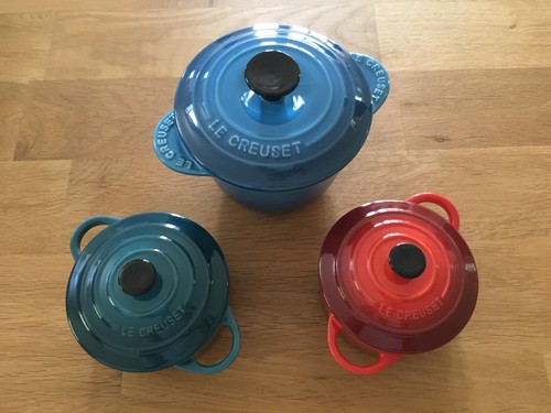 Creuset mini cocottes aus - le,