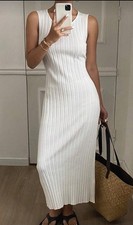 Sommerkleid Party Urlaub Weiß