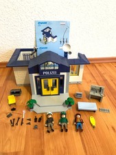 Playmobil 3159 Polizeistation Gebraucht, Bitte Beschreibung beachten siehe Fotos