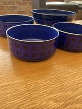 4 Schalen Edelstahl / Emaille