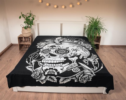 Wandtuch totenkopf - wandtuch,