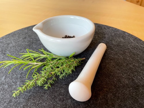 Mörser mit stößel - mörser,