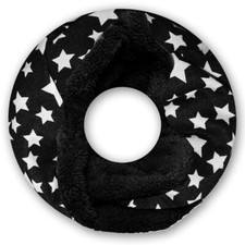 warmer Loopschal mit Sternen