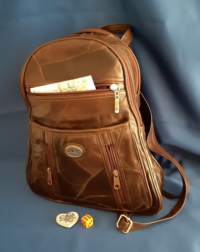 Rucksack braun viele - rucksack,