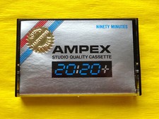 1x AMPEX 20:20+ C90 Type I Cassette Tapes 1974 + NEU ohne Folie + NEW unsealed +