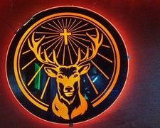 Jägermeister Werbeschild Rund 