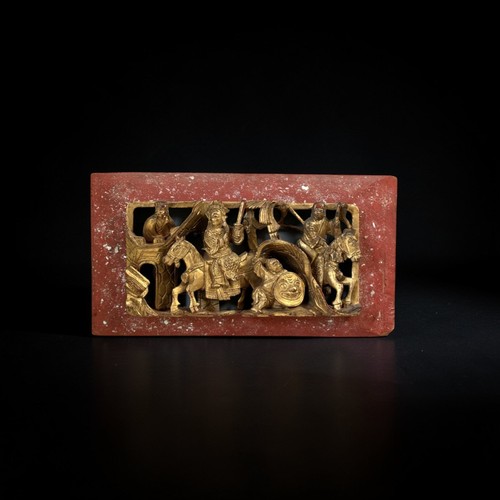 Chinesisches holzrelief - chinesisches,