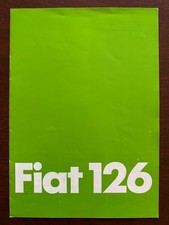 Prospekt / brochure  Fiat 126 MY 1978