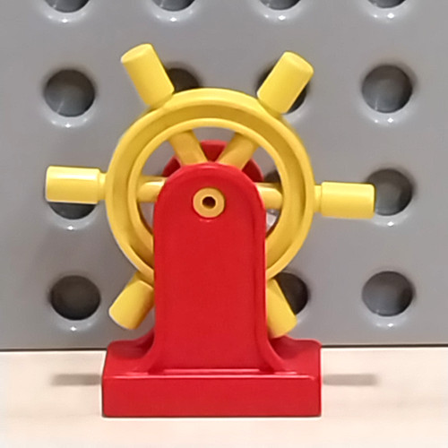 Lego duplo steuerrad rot - lego,