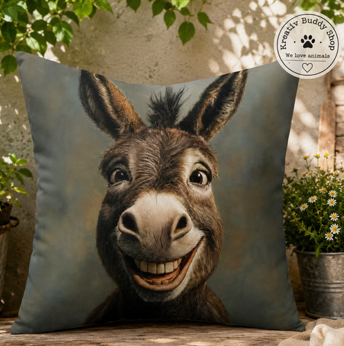 Kissen füllung 45x45cm esel - 45x45cm,
