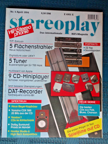 Stereoplay metaxas - stereoplay, 4/94,metaxas