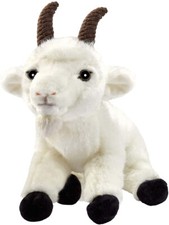 Ziege Kuscheltier weiß