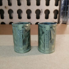 Jägermeister Metall Gold Shot Schnaps Limited Becher Rarität 2 Stück