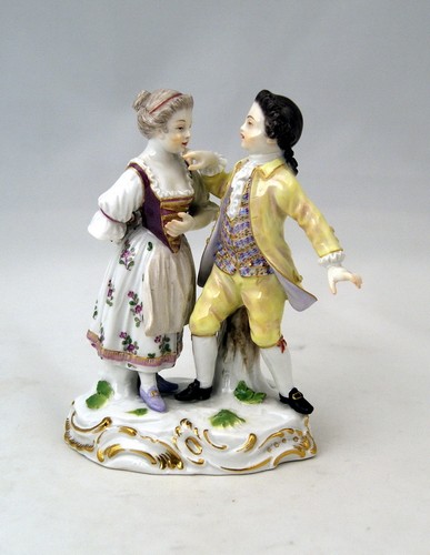 Meissen figur gruppe - meissen,