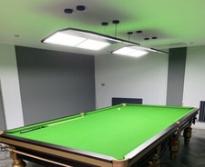 LED Snooker Tisch Licht 2-Piece Professionell Match Lighting Schirm Rigg Rosetta