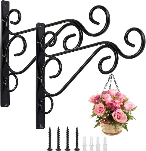 Blumenampel haken schwarz - haken,
