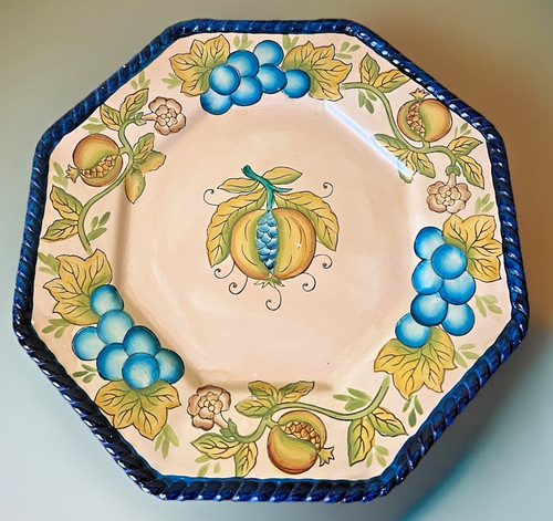 Vintage keramik teller italien - teller,