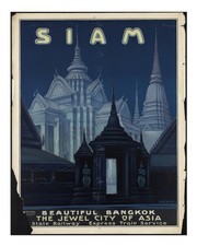 Siam Reiseplakat Wandkunst