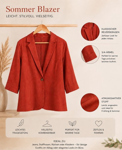 Sommerlicher blazer - sommerlicher, in