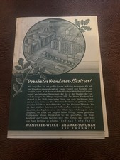 Gewährschein Wanderer - Werke 1938