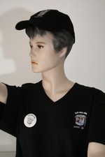 Fan-Set 3tlg. ROSENHEIM COPS Bavaria Film T-Shirt Kappe Pin Anstecker schwarz