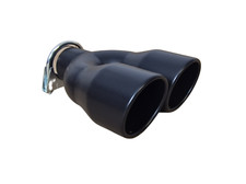 Endrohr Auspuff Blende schwarz