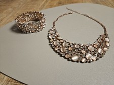 Modeschmuck Set, Rotgold