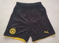 BVB 09 PUMA kurze Sporthose Gr 152 mit Gummizug Shorts Fußball Trainingshose 