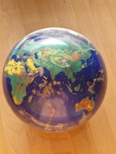 Brunswick - VIZ A Ball World Bowlingball Ball Weltkugel Erde Blau Weiß - 4.5