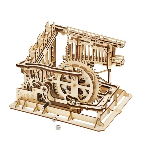Rokr holz puzzle murmelbahn - rokr, 3d-holz-puzzle