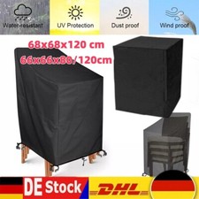 Schutzhülle für Stuhl Abdeckhaube Gartenstühle Abdeckplane Haube Abdeckung DE