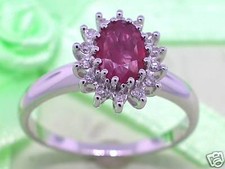 Klassischer Rubin Ring 585