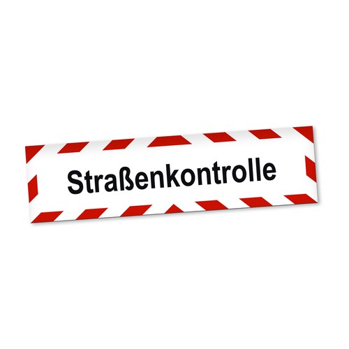 Straßenkontrolle magnetschild - straßenkontrolle,